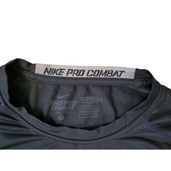 Nike Pro Combat Black Womens Small Compression Shirt Size Small - Picture 4 of 5
